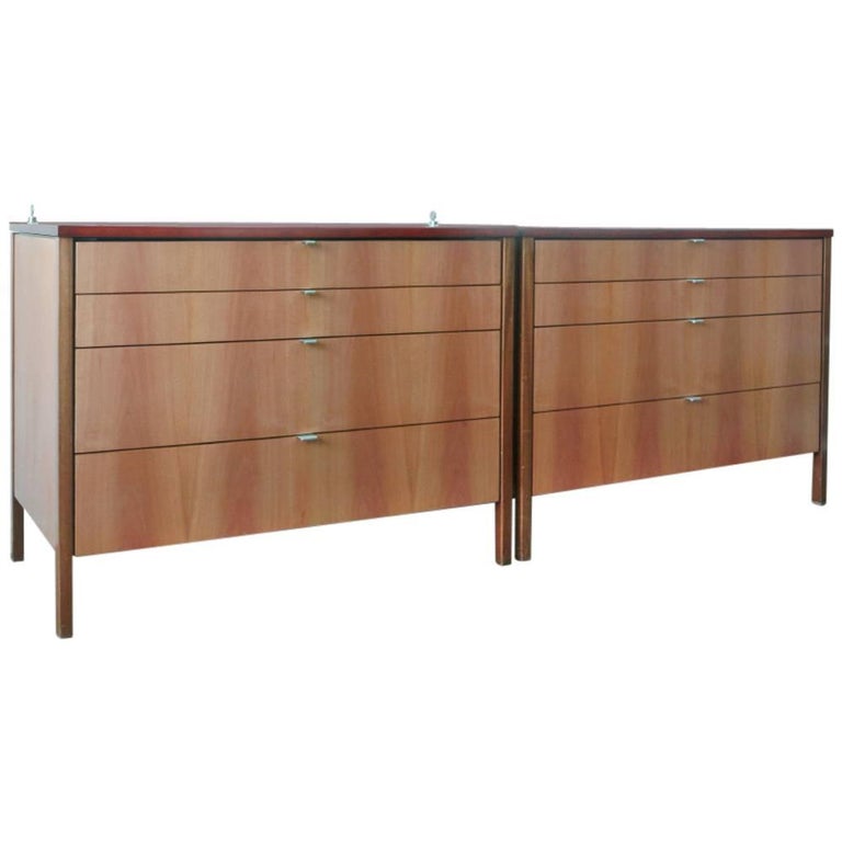 Florence Knoll Chest Of Drawers Pair 1953 By Knoll International