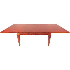 Rare Mid-Century Modern Goat Skin Dining Table by Aldo Tura 7