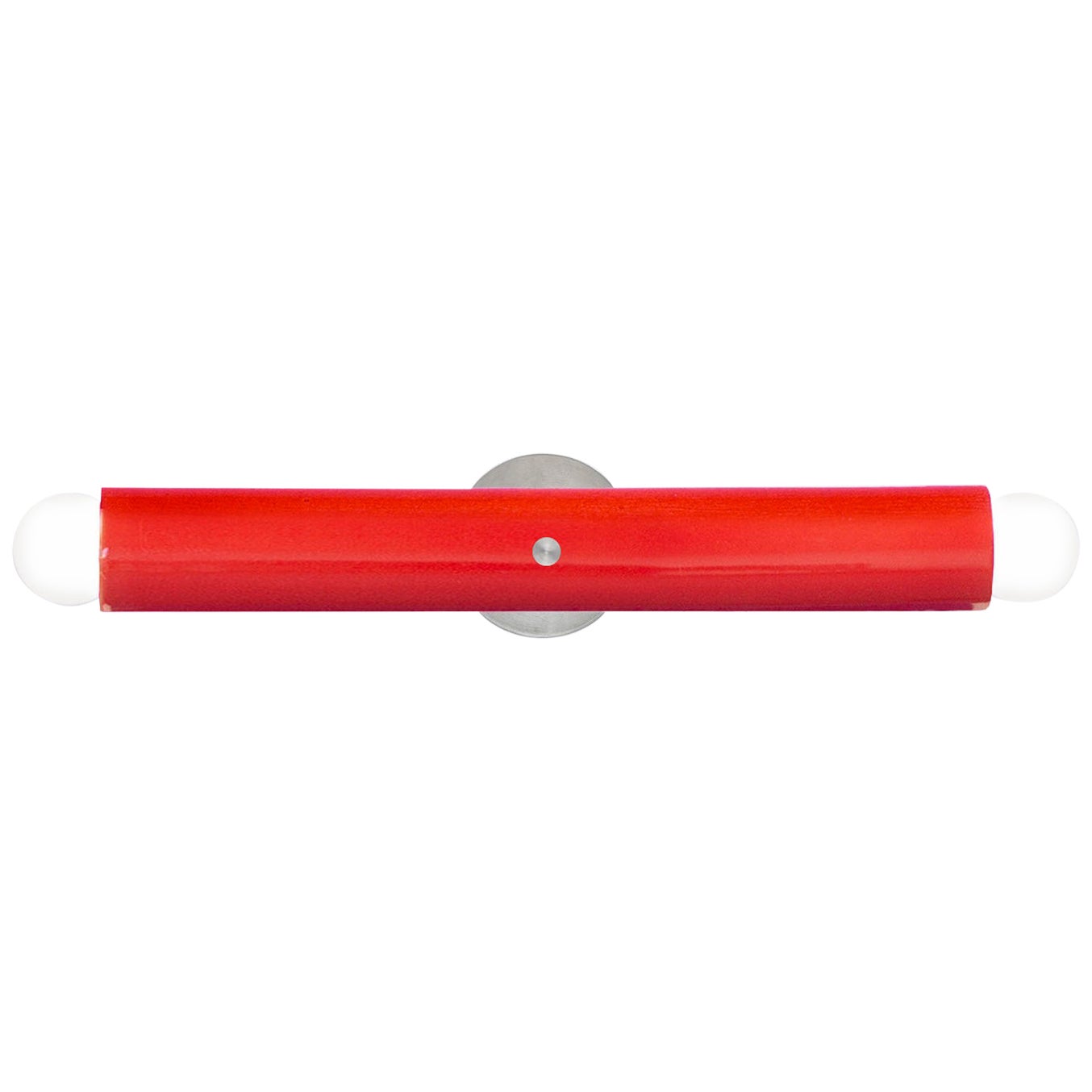 Ceramic Wall Lamp 'TRN' by Pani Jurek, Silver, Red im Angebot