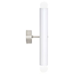 Ceramic Wall Lamp 'TRN' by Pani Jurek, Silver, White