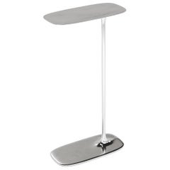UNISM – Set hoher Beistelltische – poliertes Aluminium