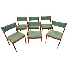 Chaises de salle à manger en teck modernes danoises du milieu du siècle - Lot de 6