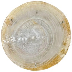 Wall lighting flower Murano glass large 52 cm, Italy 1980