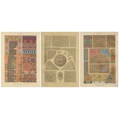 Antique Arabesque Decorative Arts: 19th-Century Islamic Ornament Prints, 1887