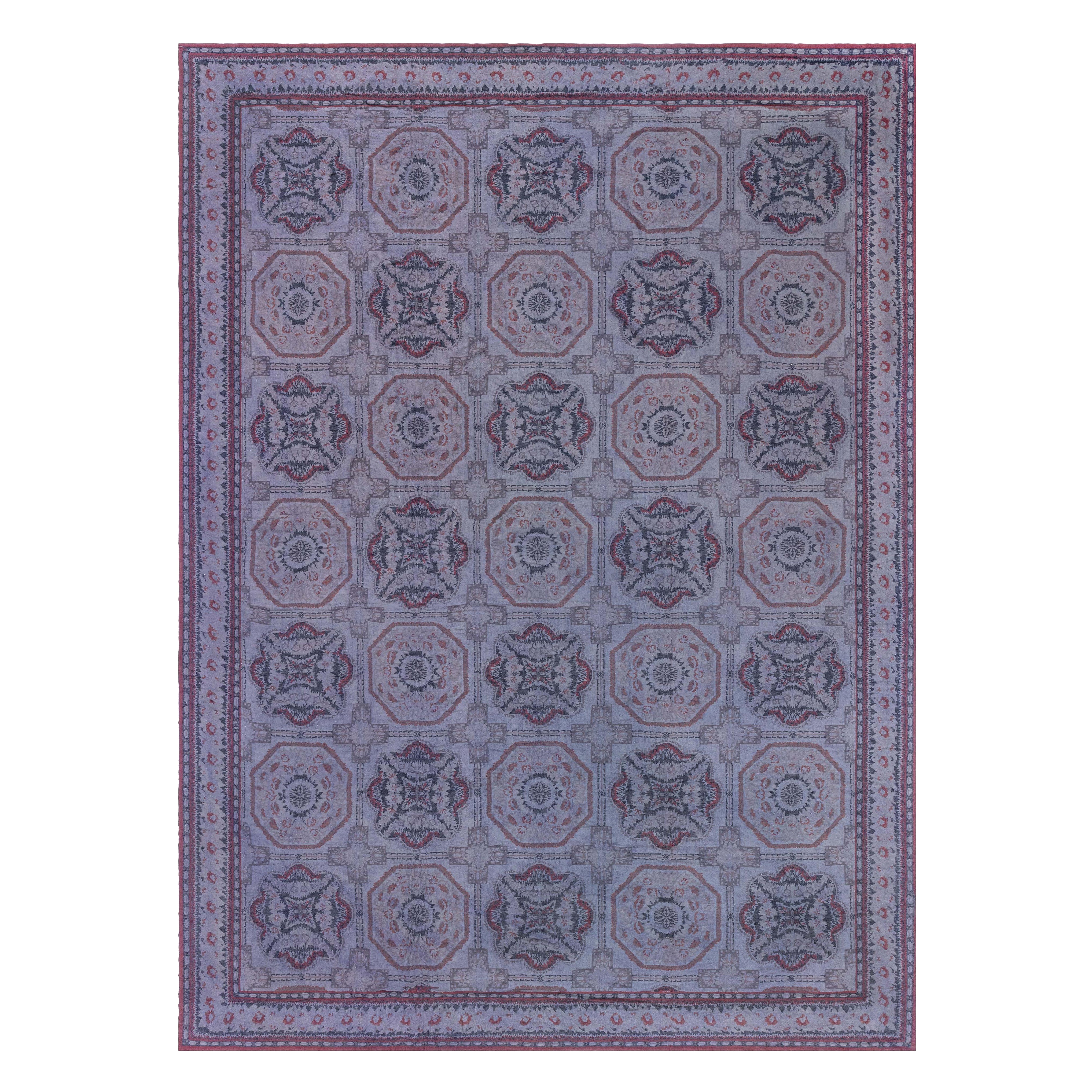 Oversized Bessarabian Design Handmade Wool Rug by Doris Leslie Blau
