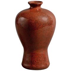 19th Century Tea Dust Glaze Vase
