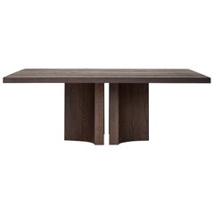 Squared Coffee Table in Dark Brown European Oak - Aperta by Mokko
