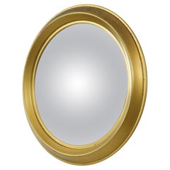 Vintage Convex Golden Mirror Artilux Butler Witch Eye 23cm