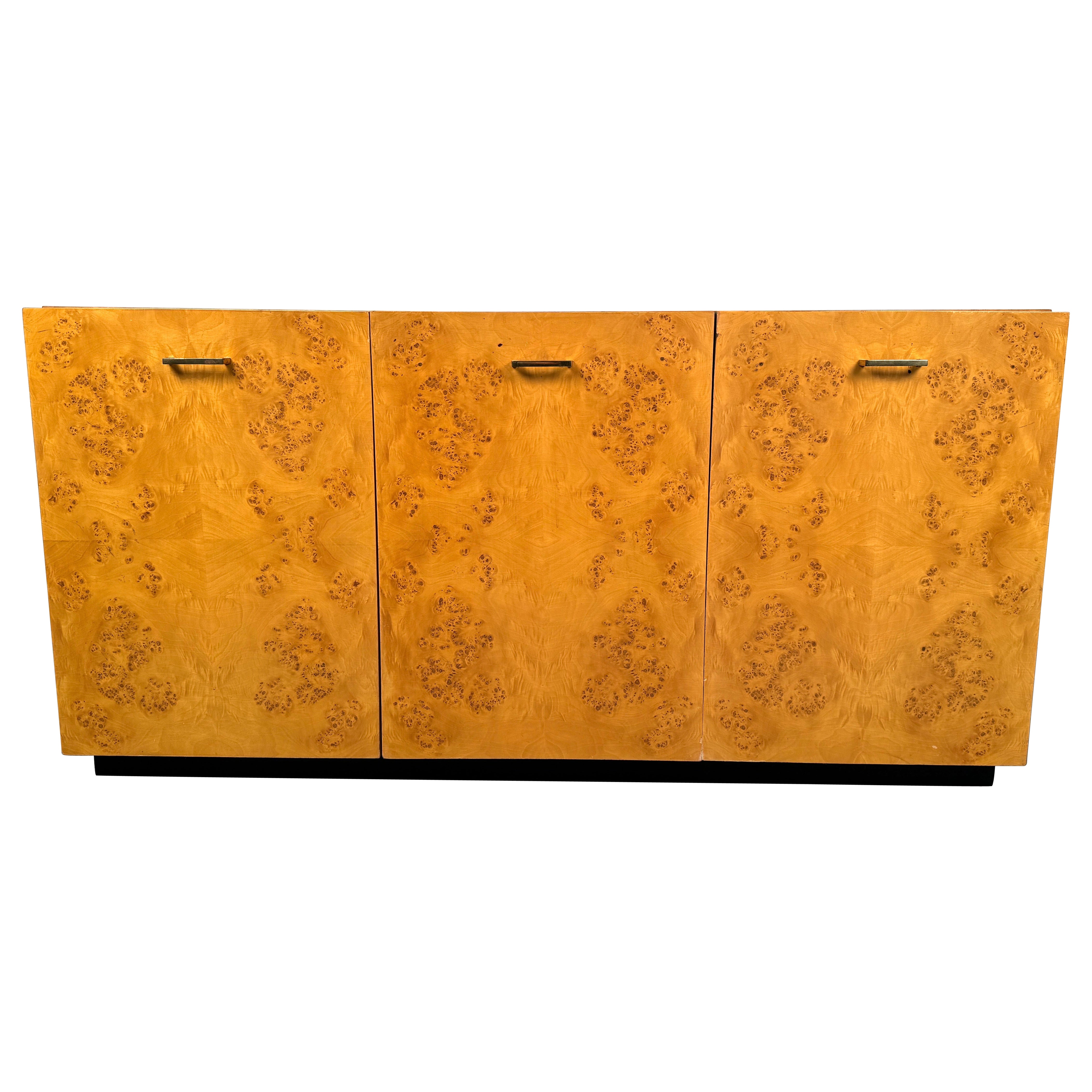 Mid-Century Modern Burl Sideboard