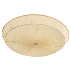 Schwedischer Designer, Einbaubeleuchtung, Stoff, Schweden, 1950er Jahre
