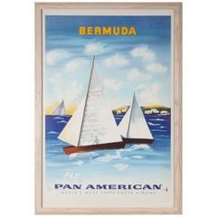 1950s Pan American Bermuda Poster
