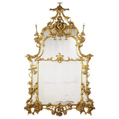 19. Jahrhundert Georg III Stil Giltwood Spiegel
