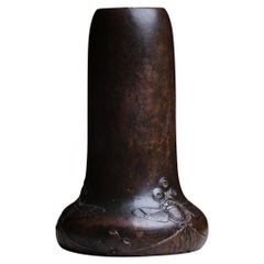 Jarrón de bronce Art Noveau de Hugo Elmqvist, Suecia, principios del siglo XX