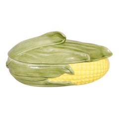 Cazuela de cerámica con tapa Corn King Style