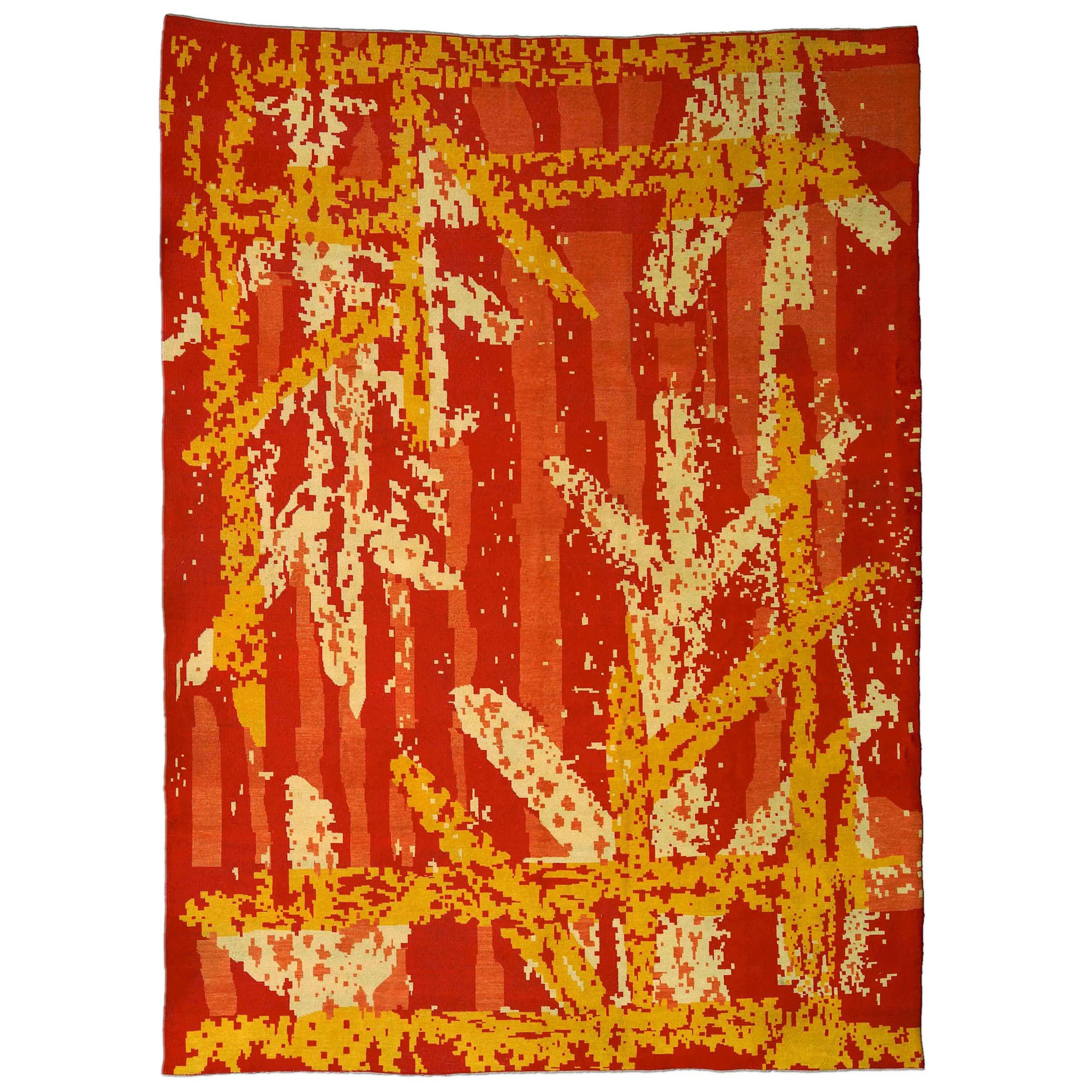 Doris Leslie Blau French Art Deco Handmade Wool Rug