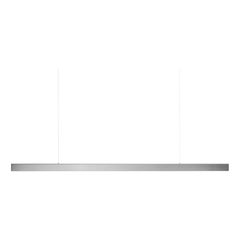 Customizable Horizontal Pendant Lamp 'I-Model Cordless' Brushed Steel, 100