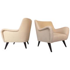 Pair of Sculptural Club Chairs