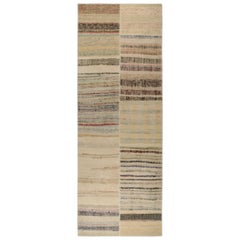 Traves de Mesa Patchwork Kilim de Rayas Policromáticas de Rug & Kilim
