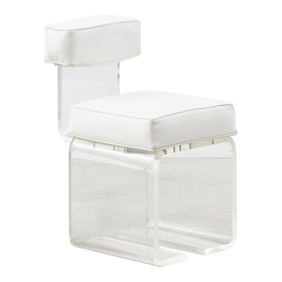 André Courrèges chair in plexi - France, 1970s