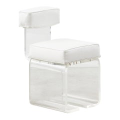 André Courrèges chair in plexi - France, 1970s