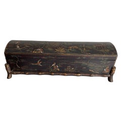 Caja grande decorada con Chinoiserie