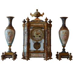Antique Tiffany Clockset