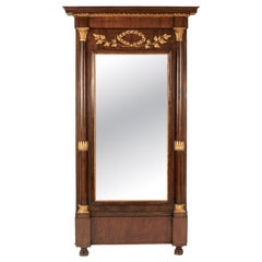 Antique 19th Century French Empire Pier Mirror