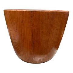 Scandinavian Hand Turned Teak Planter/Bowl