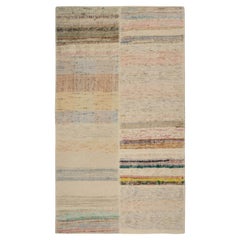 Alfombra Patchwork Kilim de Rayas Policromáticas de Rug & Kilim
