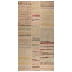 Rug & Kilim’s Patchwork Kilim Rug in Polychromatic Stripes