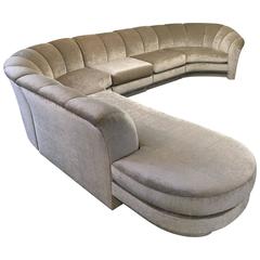 Five-Piece Sectional Sofa by Milo Baughman for Thayer Coggin