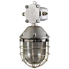 Vintage Large Factory Industrial Lamp 6
