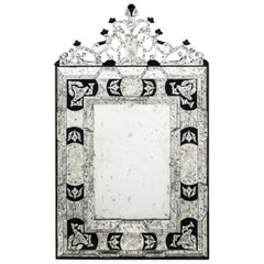 Antique Cenedese Venetian Glass Mirror