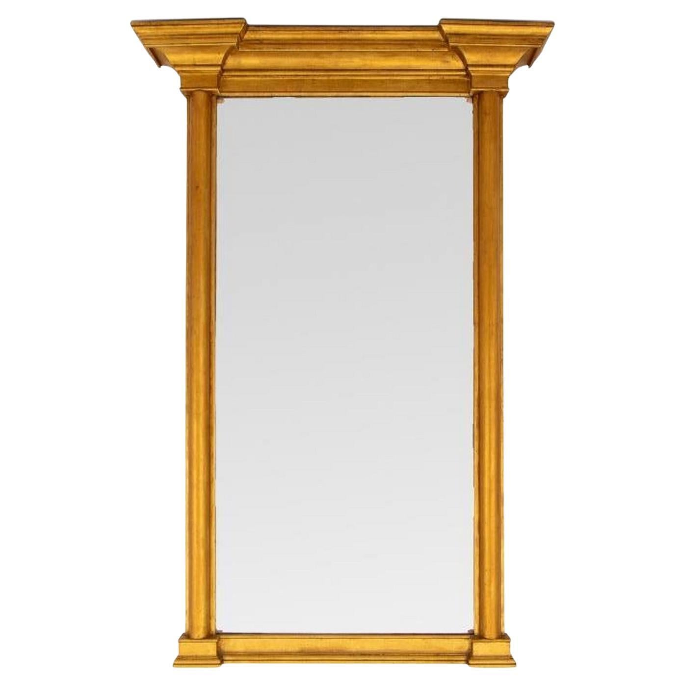 Empire Style Giltwood Wall Mirror
