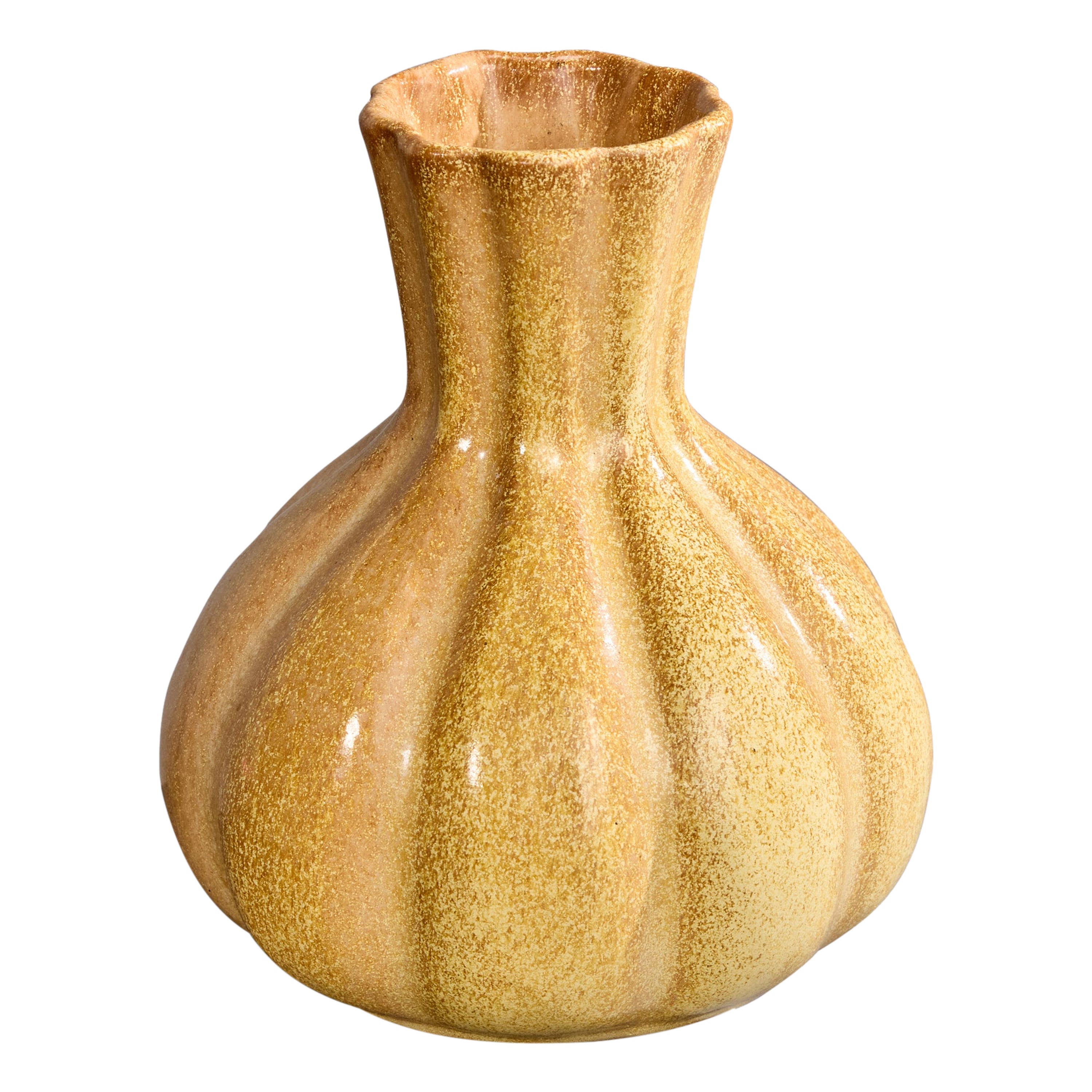 Vase Motala Lervarufabrik, céramique, Suède, années 1930 en vente