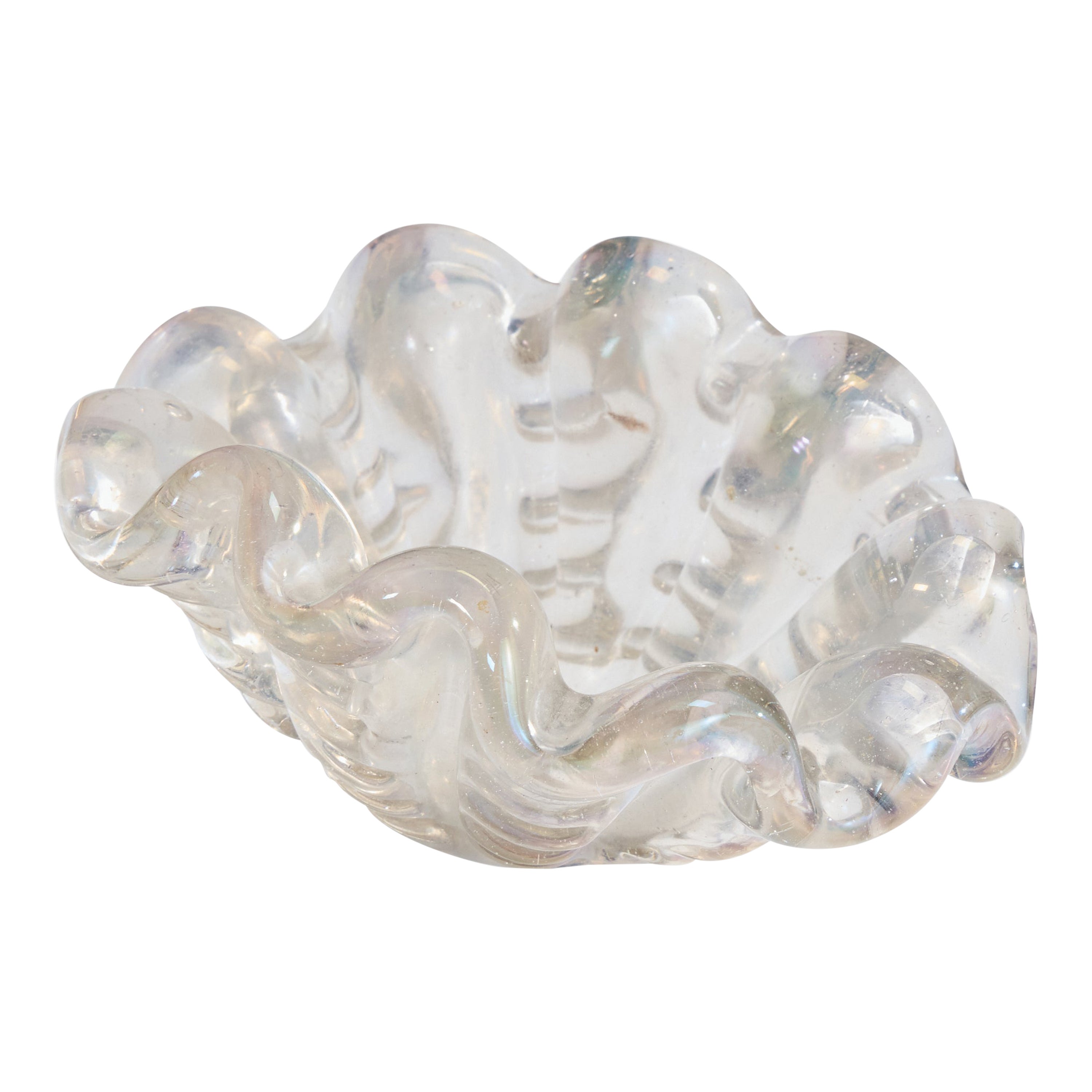 Bol et verre Ercole Barovier, Italie, années 1940