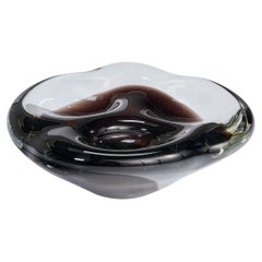 Rosetta Murano, Ablageschale, Glas, Italien, 1970er Jahre