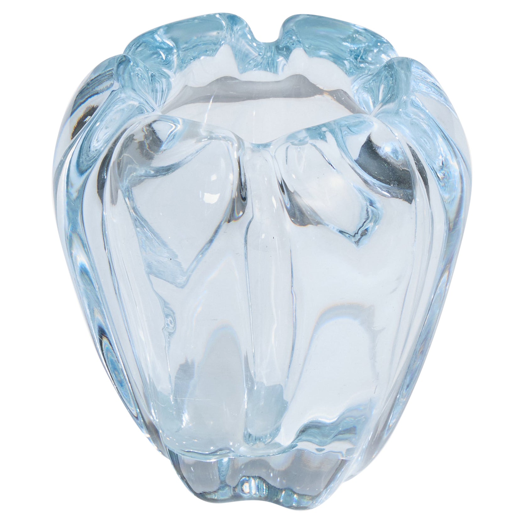 Edvin Öhrström, Vase, Glass, Sweden, 1940s