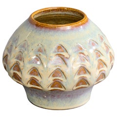 Søholm Stentøj, Vase, Steingut, Dänemark, 1960er Jahre