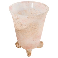 Italienische Designerin, Vase, Glas, Italien, 1940er Jahre