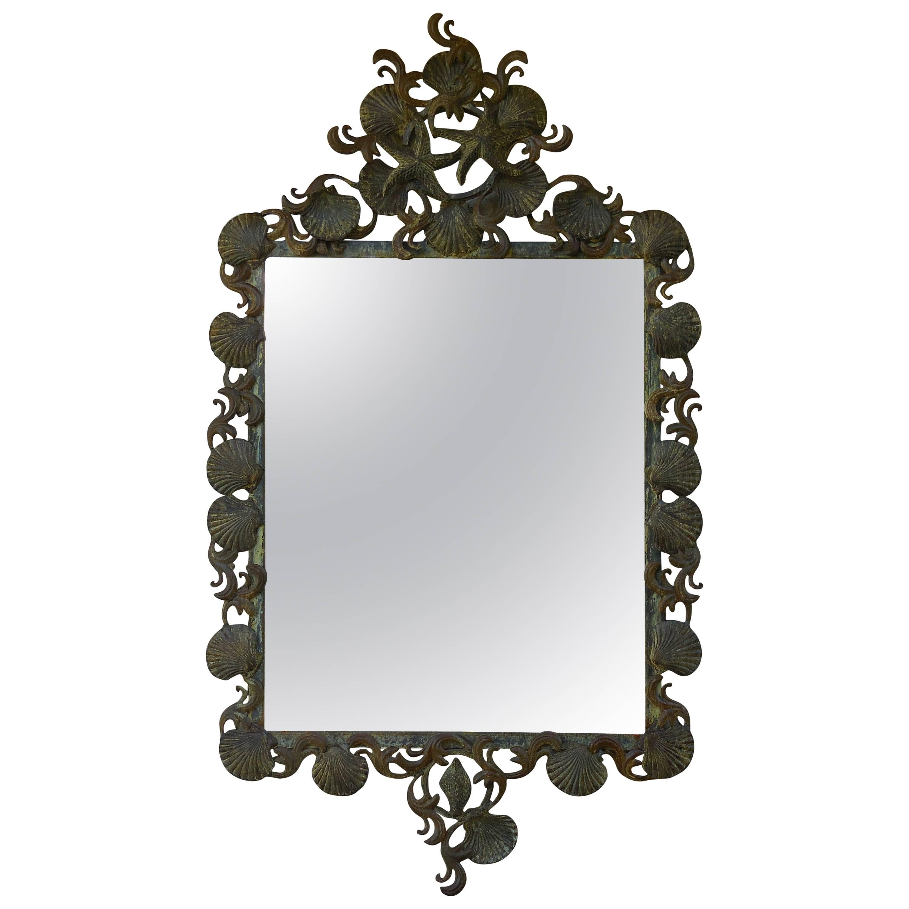 Sea Shell Iron Mirror