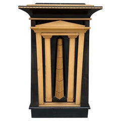 Ron Puckett Custom Made Pedestal Cabinet Table NYC 1980’s