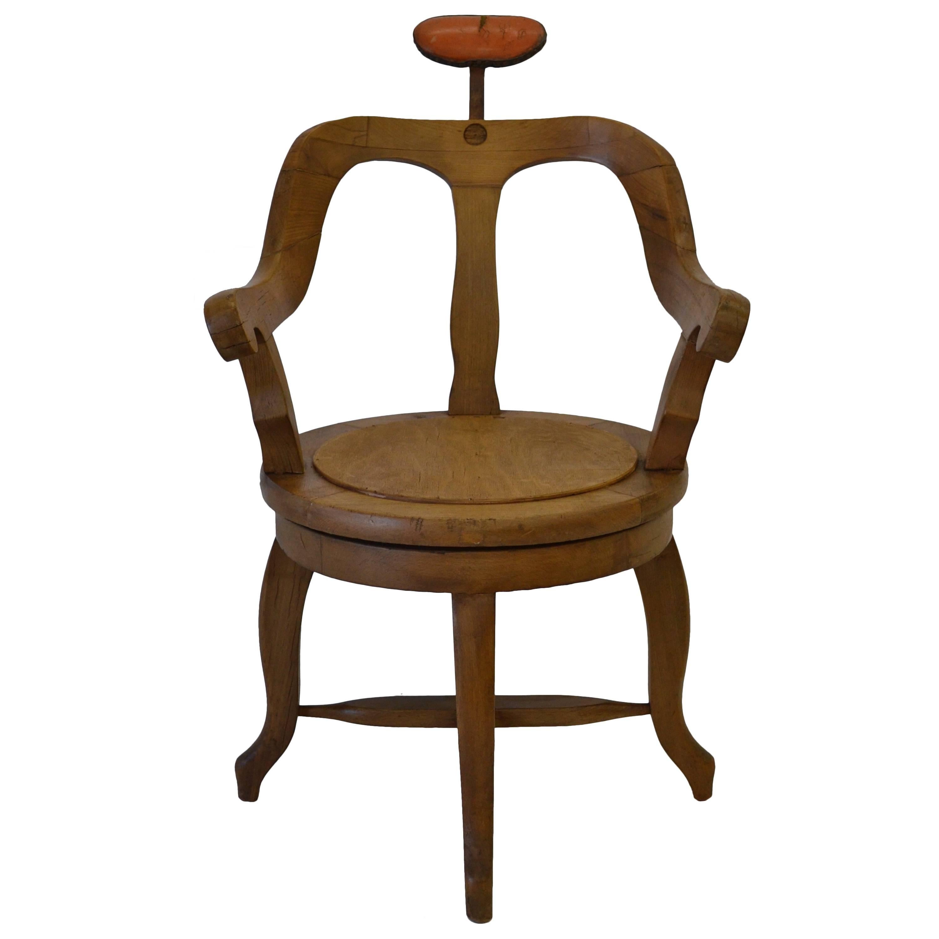  Vintage Revolving Barber's Chair