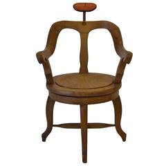 Vintage Revolving Barber's Chair