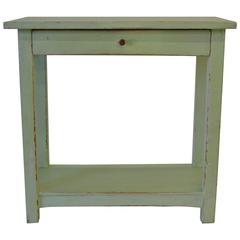 Painted Pine Potboard End Table