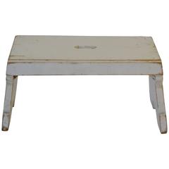 Antique Painted Pine Footstool