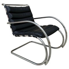 Mies Van der Rohe MR Lounge Chair With Arms for Knoll 1980’s