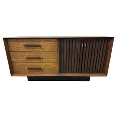 Mid-Century Modern Lane Walnut & Rosewood Sideboard