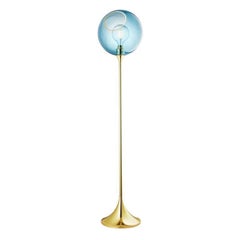 Ballroom Floor Lamp, Blue Sky with LED Globe Bulb Ø5