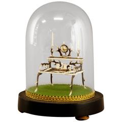 Miniature Antler Furniture Diorama, Austria, circa 1850